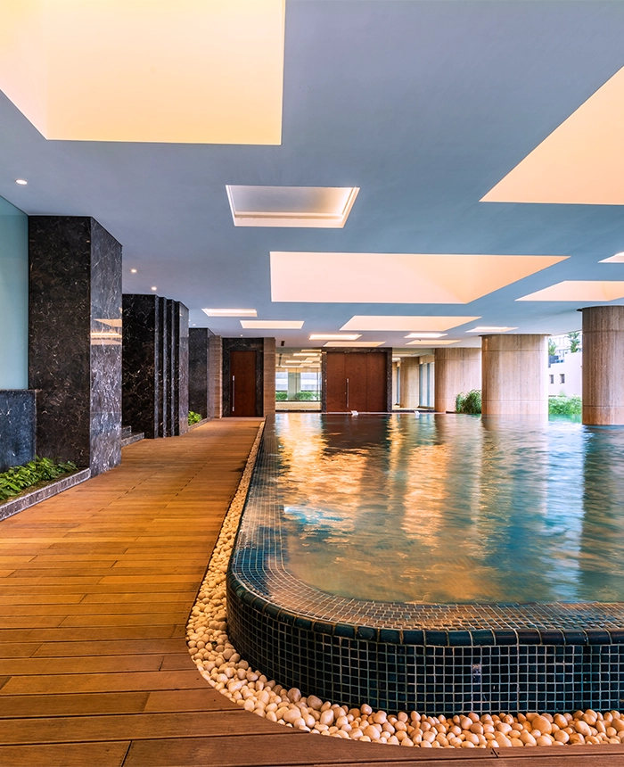 Signia Pearl indoor pool in BKC Mumbai
